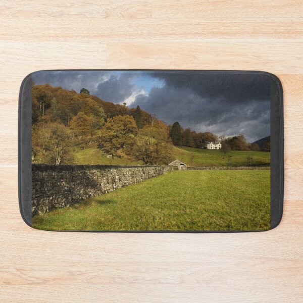 Item preview, Dry Stone Wall and Barn Landscape designed and sold by heidipics.