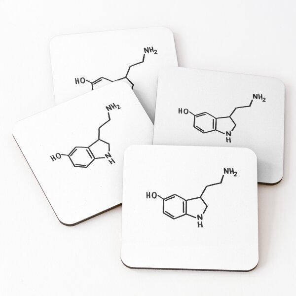 Item preview, Serotonin Molecule designed and sold by Schaffins.