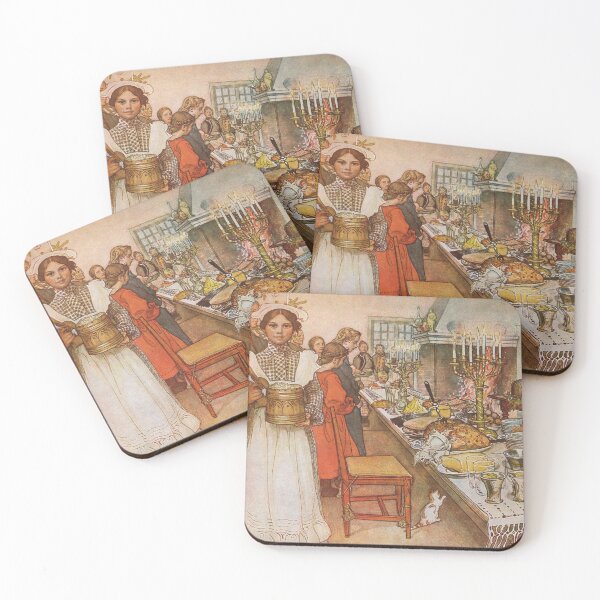 Item preview, The Christmas Eve, watercolor by Carl Larsson (1904-1905) designed and sold by JoAnnFineArt.