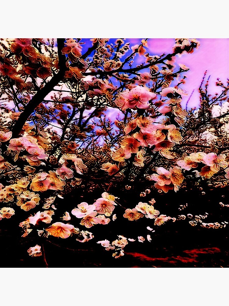 "PINKISH FLOWERS" Poster for Sale by MandKCEYLON Redbubble