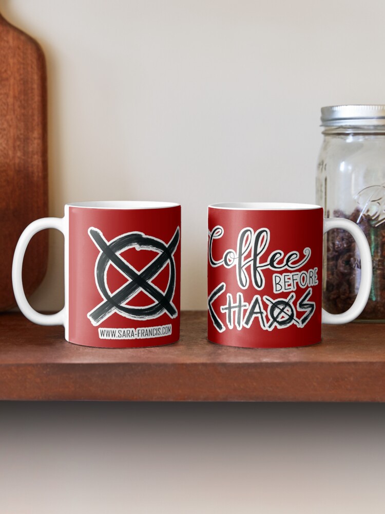 Alternate view of Coffee before Chaos Mug