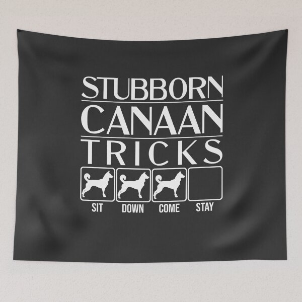 Item preview, Funny Canaan Design: Stubborn Canaan Tricks / Stubborn Dog Tricks, funny gift idea designed and sold by HEJAshirts.