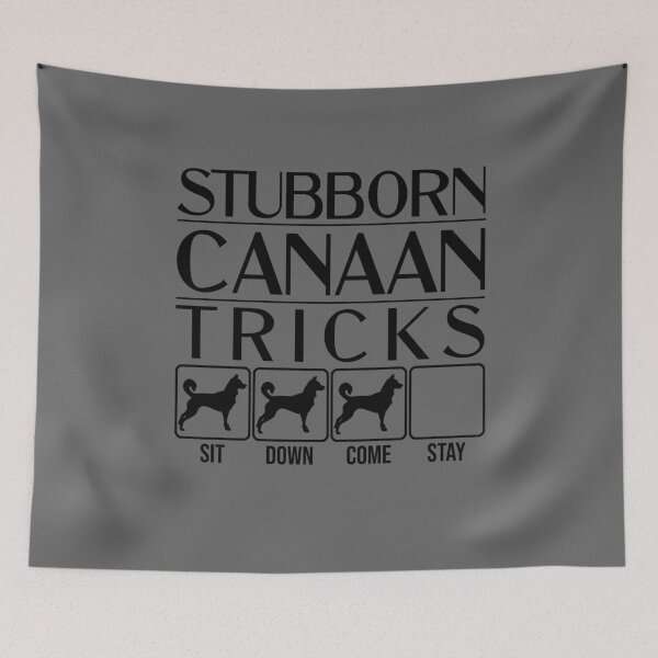 Item preview, Funny Canaan Design: Stubborn Canaan Tricks / Stubborn Dog Tricks, funny gift idea designed and sold by HEJAshirts.
