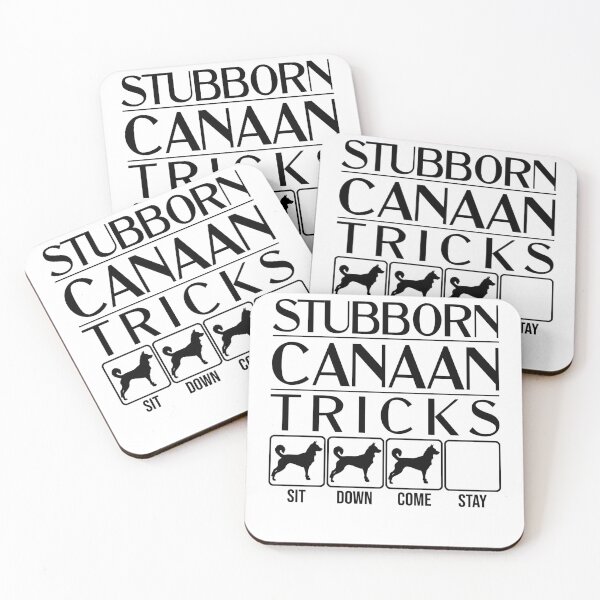 Item preview, Funny Canaan Design: Stubborn Canaan Tricks / Stubborn Dog Tricks, funny gift idea designed and sold by HEJAshirts.