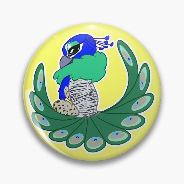 Item preview, Round Peacock Gryphon designed and sold by Broeckchen.