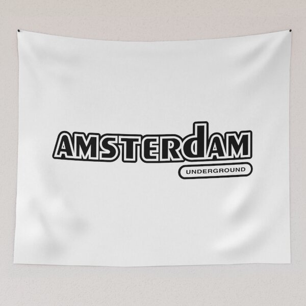 Item preview, Amsterdam Underground (black text) designed and sold by futurytmi.
