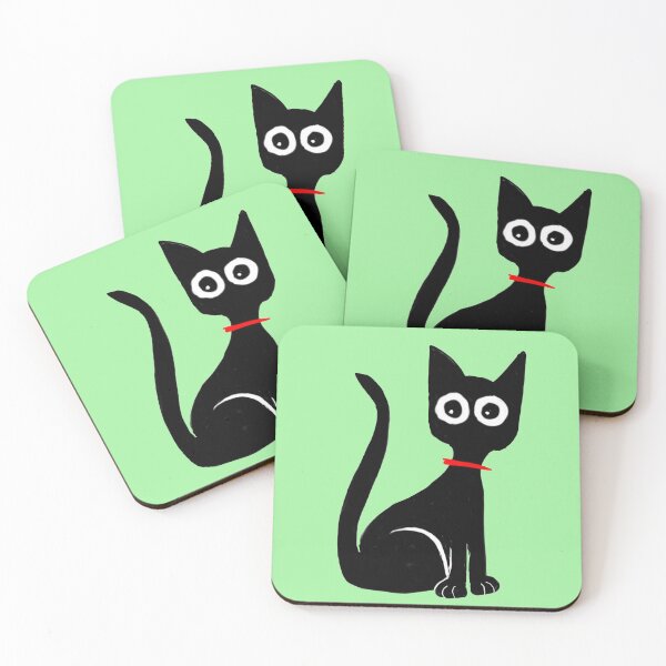 Item preview, Black Cat Sitting designed and sold by thedelkartist.