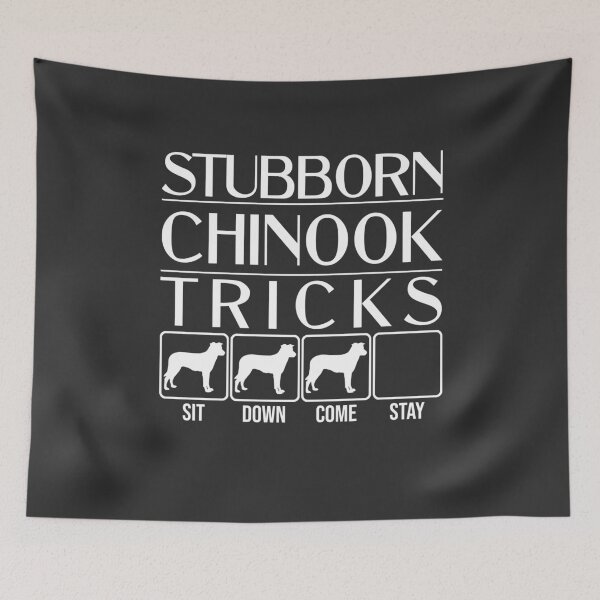 Item preview, Funny Chinook Design: Stubborn Chinook Tricks / Stubborn Dog Tricks, funny gift idea designed and sold by HEJAshirts.