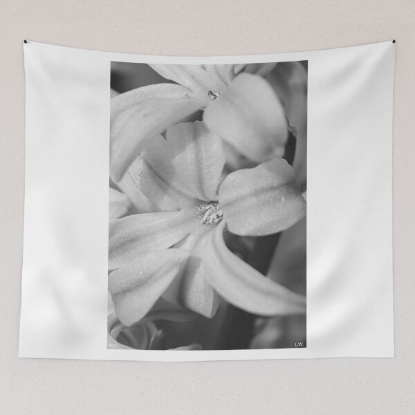 Item preview, Hyacinths Vertical Black And White designed and sold by LisaWootenPhoto.