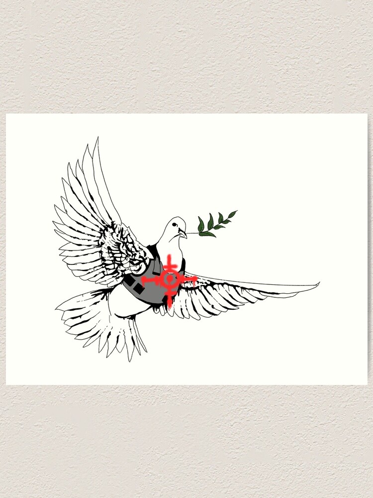 Armored Dove of Peace - Banksy 