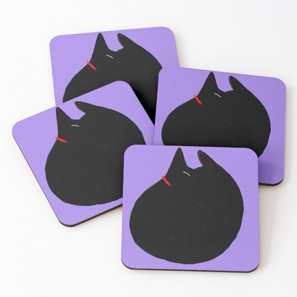 Item preview, Black Cat Sleeping designed and sold by thedelkartist.