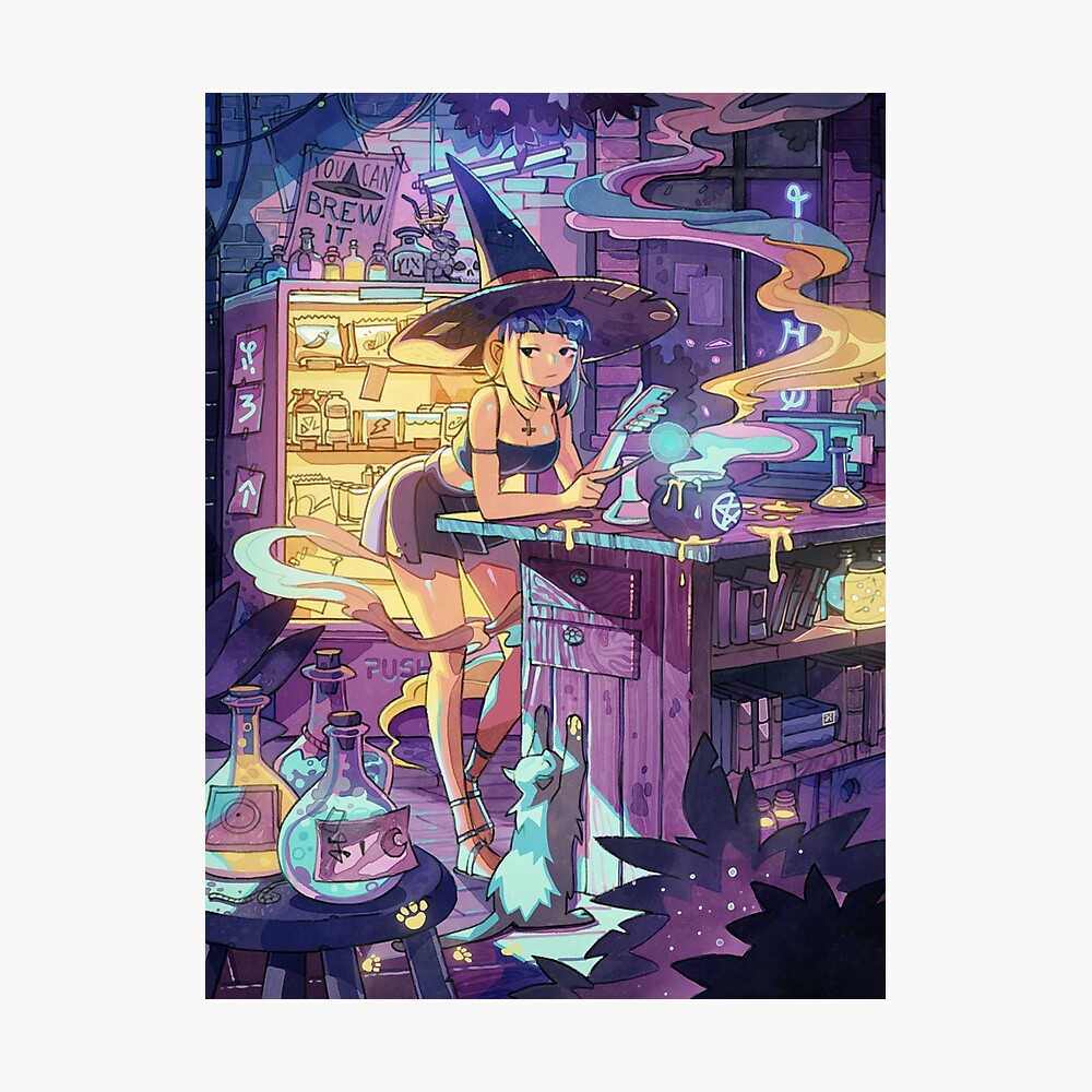 Brewing Potions Poster
