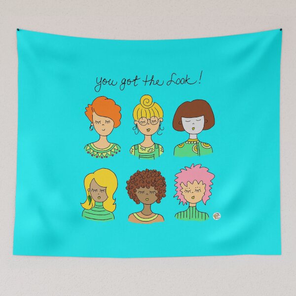 Item preview, Cute faces women fashion girl design 02 designed and sold by mellowdays.