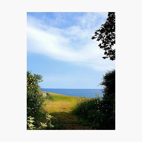 PATH TO THE SEA. Photographic Print