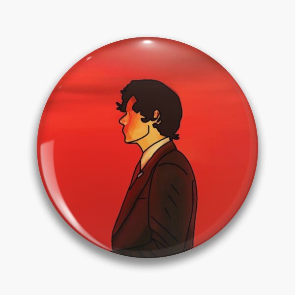 Item preview, Harry Styles Profile Square Sticker designed and sold by tina-christina.