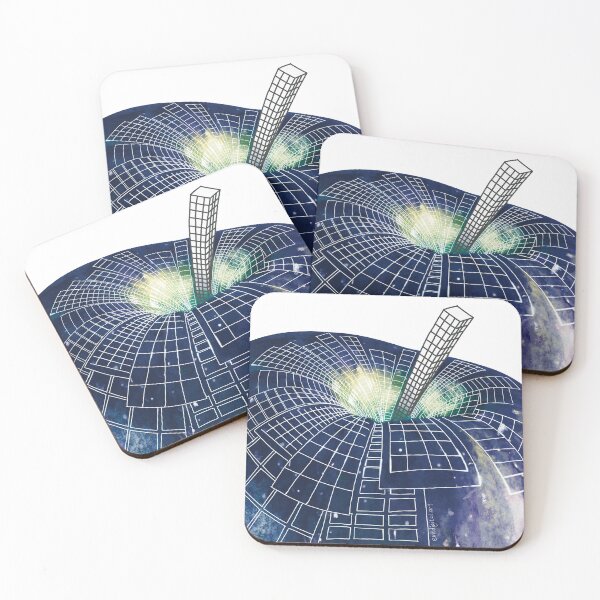 Item preview, Apple City Night Abstract designed and sold by evk-art.
