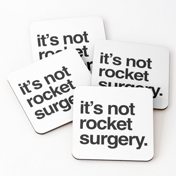 Item preview, It's Not Rocket Surgery - Funny Design designed and sold by HalpinDesign.