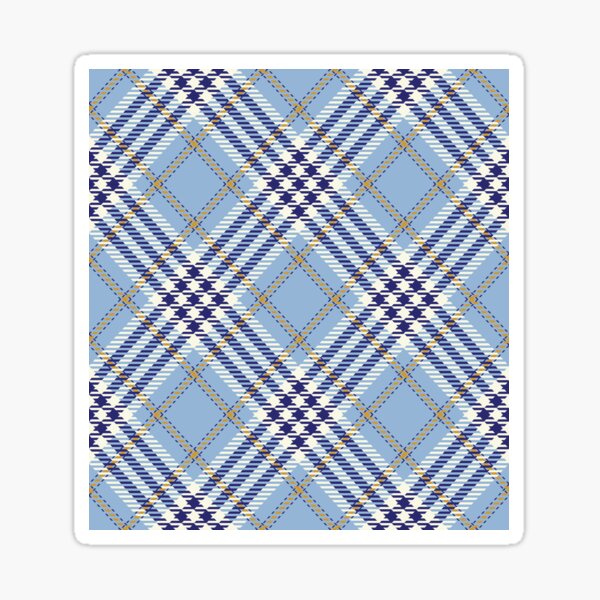 Geomatric line pattern for birthdaygift blue Sticker