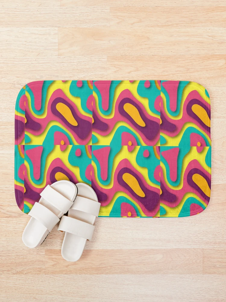 Thumbnail 1 of 6, Bath Mat, Colorful designed and sold by Raju2018.