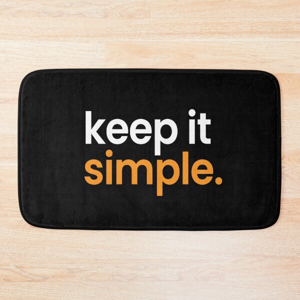Item preview, Keep It Simple Minimalism Minimalist Simple designed and sold by MooonTees.