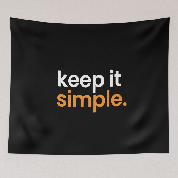 Item preview, Keep It Simple Minimalism Minimalist Simple designed and sold by MooonTees.