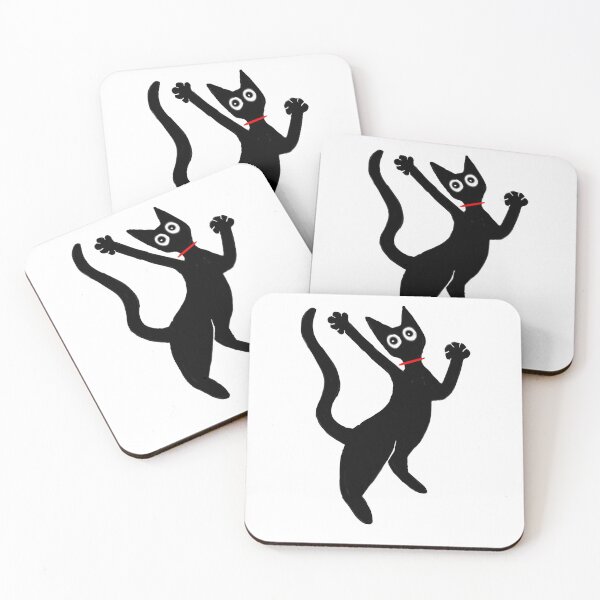 Item preview, Black Cat Playing designed and sold by thedelkartist.