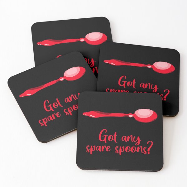 Item preview, Got Any Spare Spoons? (Spoonie Awareness) - Red designed and sold by KelseyLovelle.