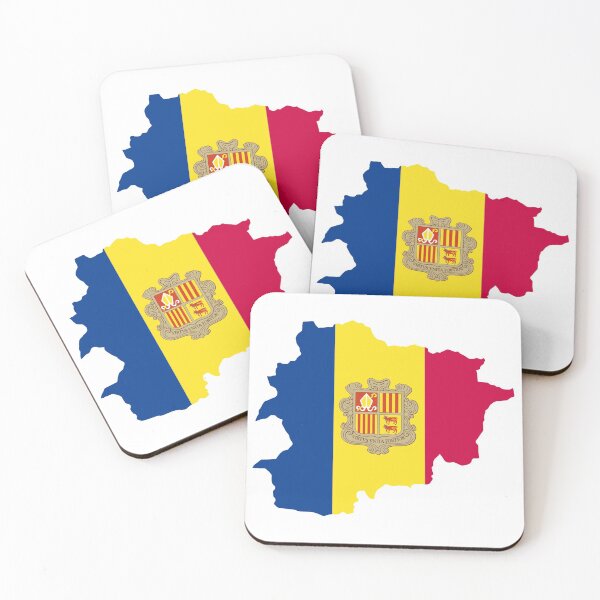 Item preview, Andorra Flag Map designed and sold by mattpanta.