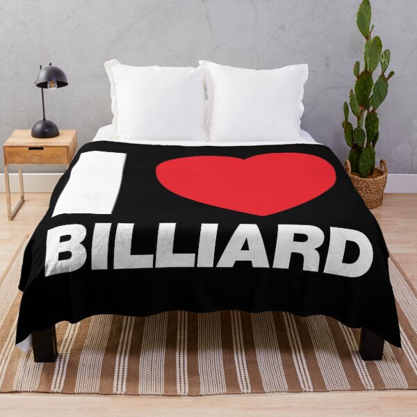 Item preview, I Love Billiard Red Heart designed and sold by Thestarrysky.