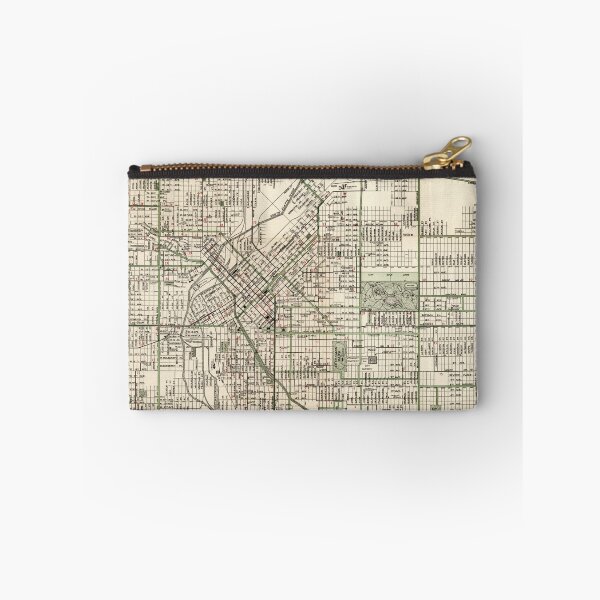 Item preview, Vintage Map of Denver Colorado (1920) designed and sold by BravuraMedia.