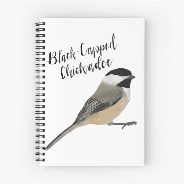 Item preview, Black Capped Chickadee Sticker designed and sold by Anna Baronsky.