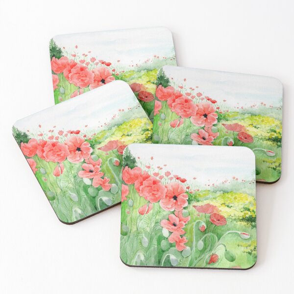 Item preview, Poppies In A Meadow designed and sold by Cathi Freund.