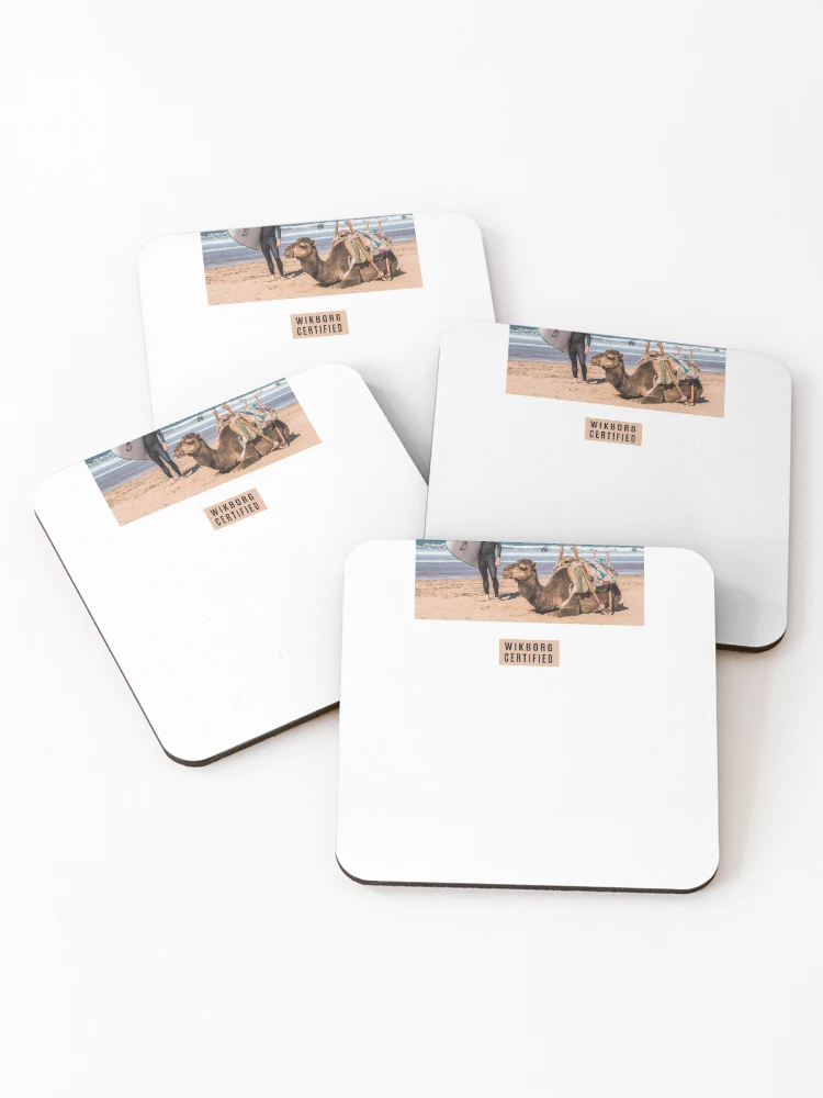 Thumbnail 1 of 5, Coasters (Set of 4), kamel surf designed and sold by RATKINGtees.