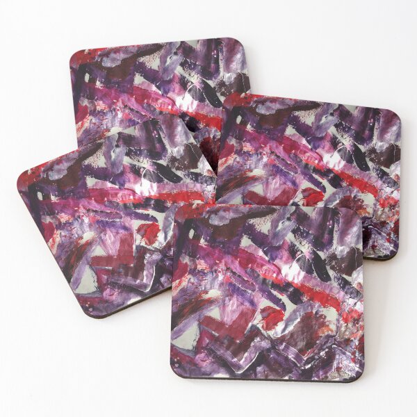 Item preview, Purple Red Abstract Painting designed and sold by zariast.