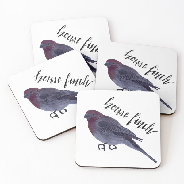 Item preview, House Finch Bird Labeled designed and sold by Anna Baronsky.