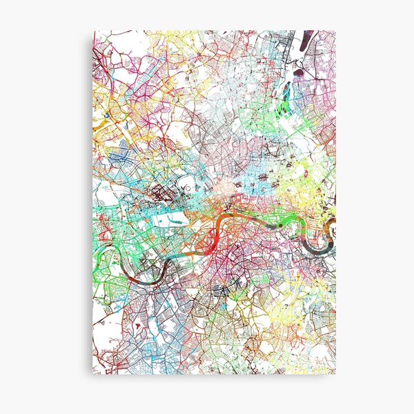 Item preview, London map  painting England designed and sold by nicksman.