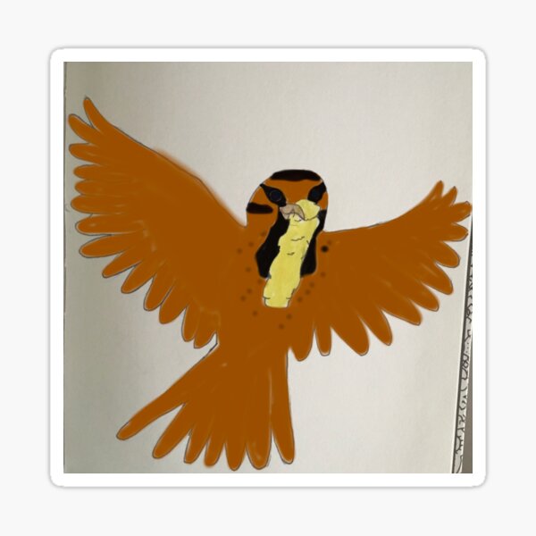 Flying French fry Sticker