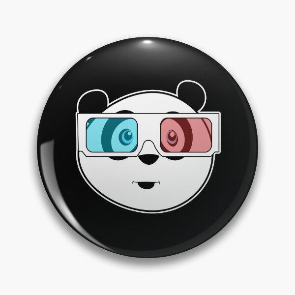 Item preview, Panda - 3D Glasses (Black) designed and sold by Adamzworld.