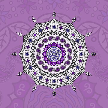Artwork thumbnail, Mehndi Fantasy Silver by Valerie Bennett