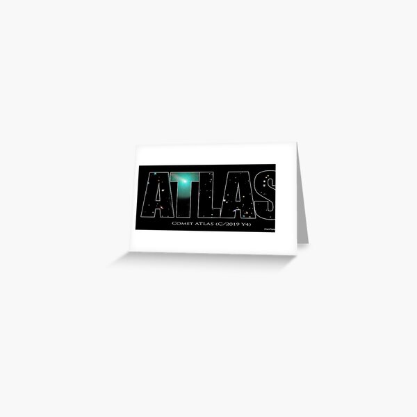 Comet Atlas Greeting Card