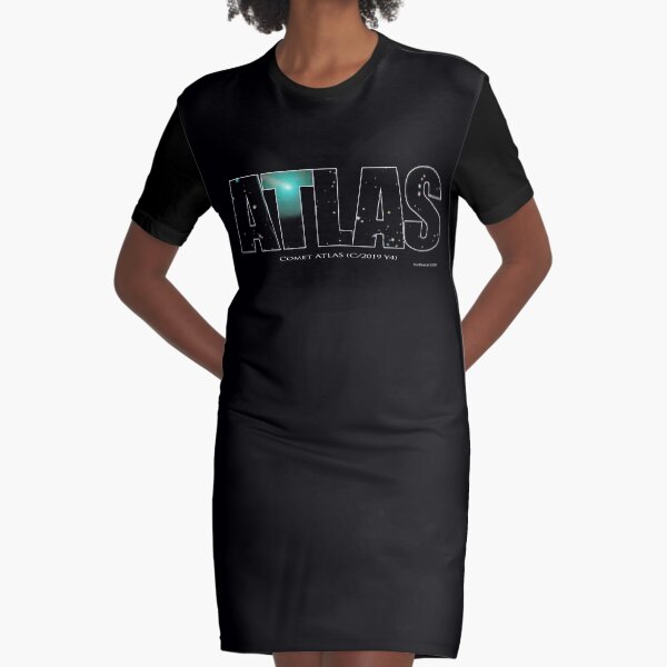 Comet Atlas Graphic T-Shirt Dress