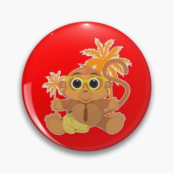 Item preview, Monkey Nerd - Red designed and sold by Adamzworld.