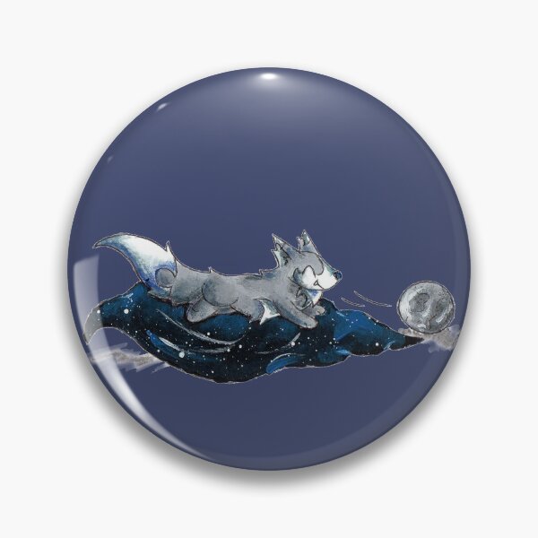 Item preview, Moon Chasing Pup designed and sold by KOKeefeArt.