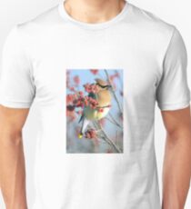 Cedar Waxwing Slim Fit T-Shirt