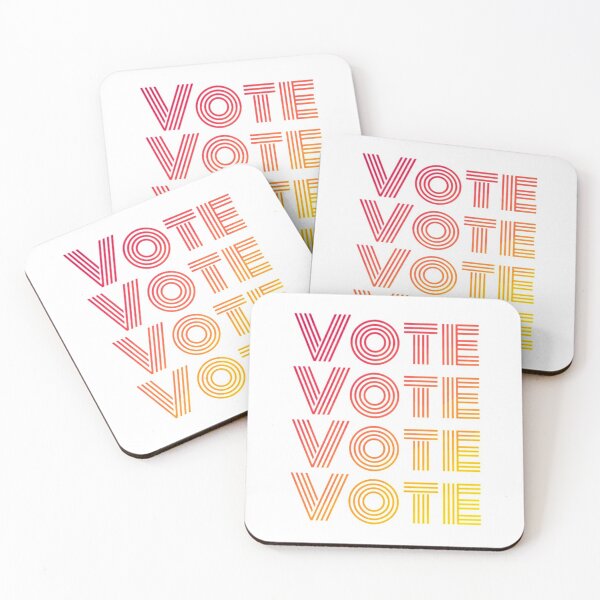 Item preview, Vintage Vote Election Voters print designed and sold by RedmonsDesigns.