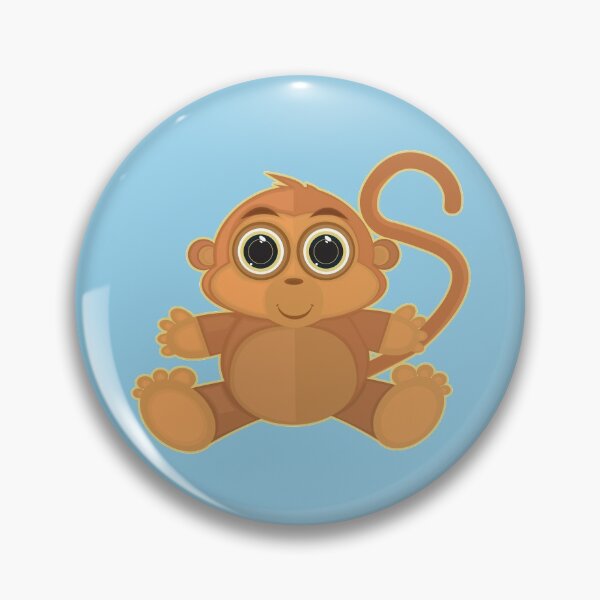 Item preview, Monkey - Baby Blue designed and sold by Adamzworld.