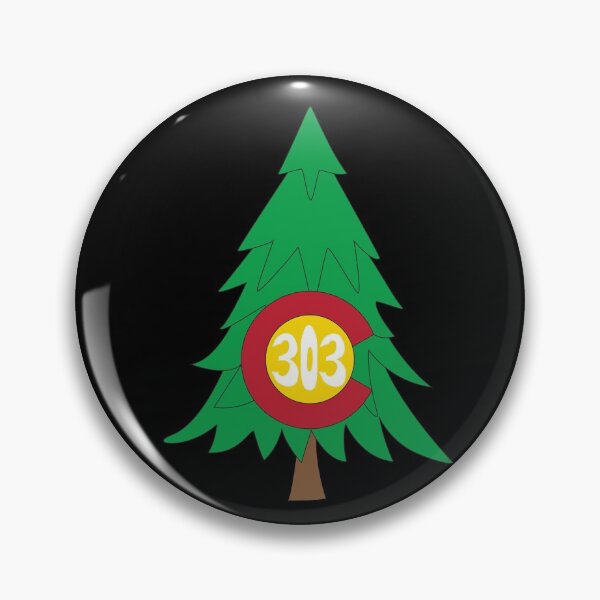 Item preview, Hand Drawn Colorado Tree 303 Area Code designed and sold by itsrturn.