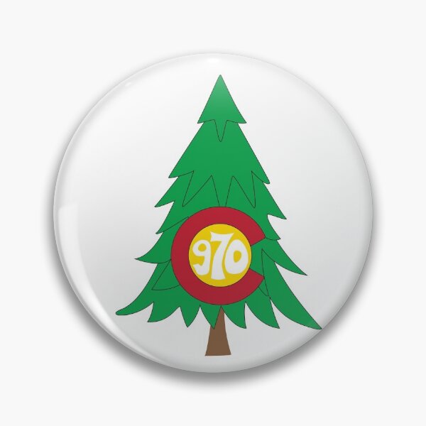 Item preview, Hand Drawn Pine Tree 970 Area Code designed and sold by itsrturn.