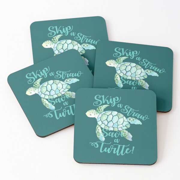 Item preview, Skip a straw save a turtle #climateactionrb designed and sold by ApricotBlossom.