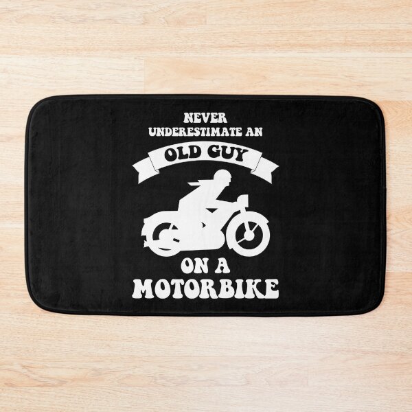 Item preview, Never Underestimate An Old Guy on a Motorbike designed and sold by bullshirter.